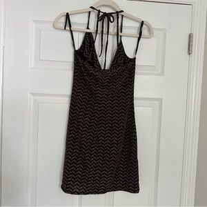 BCBG Dress- Black and Gold